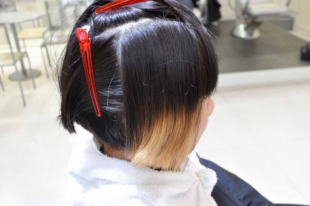 サスーンカット,インナーカラー,ブリーチ