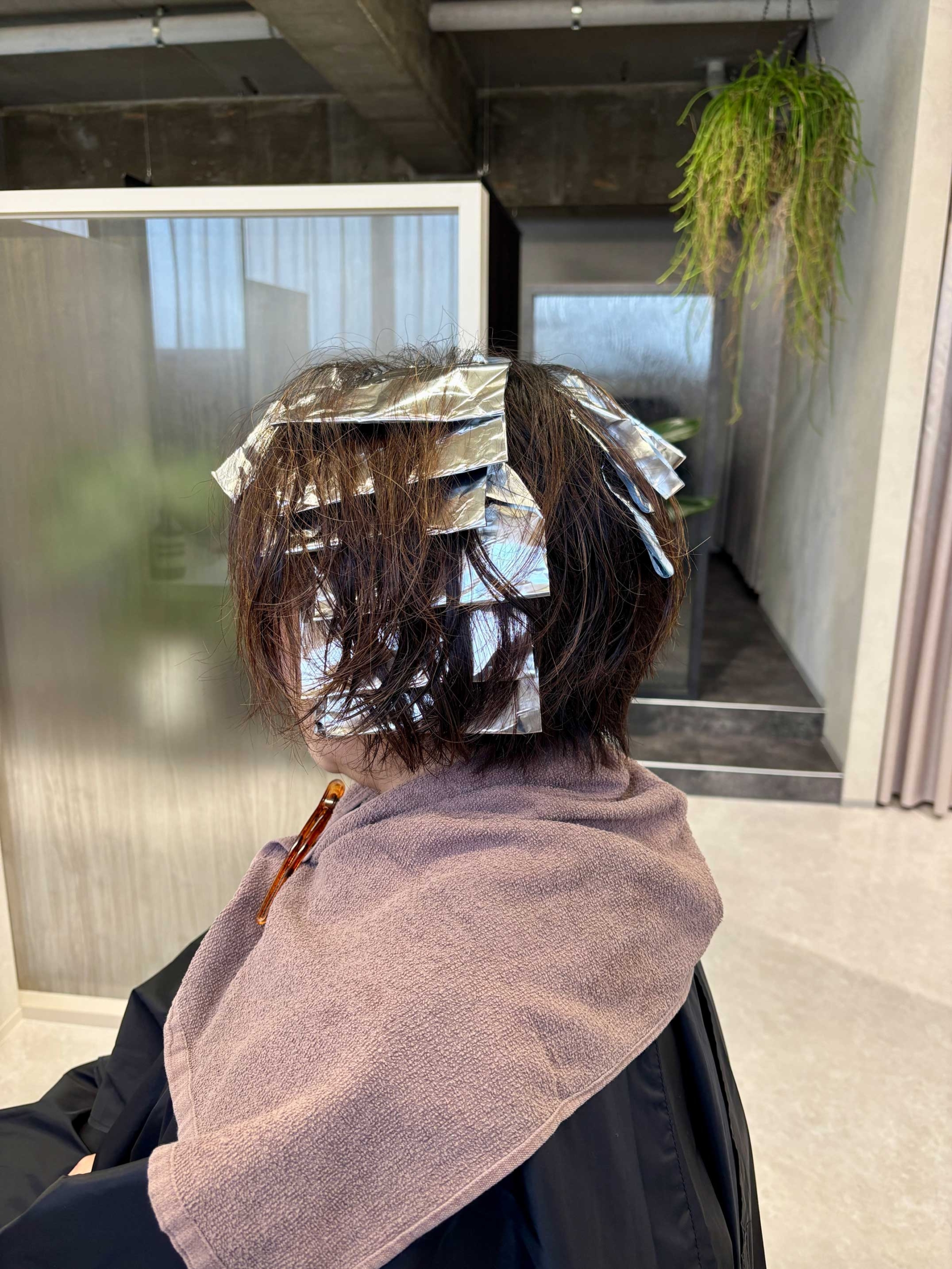 名古屋,白髪ぼかし,ハイライト