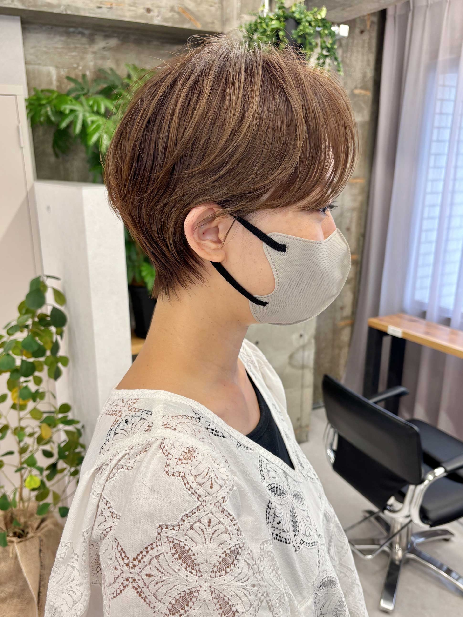 名古屋,白髪ぼかし,ハイライト