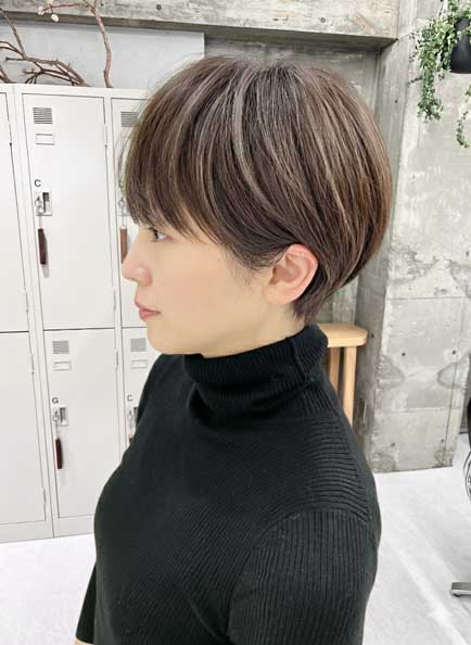 名古屋,白髪ぼかし,ハイライト