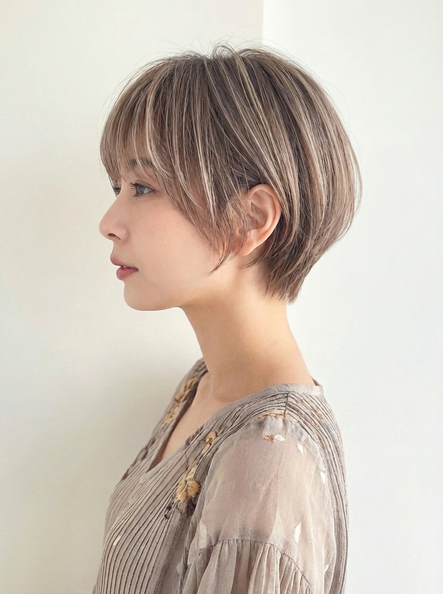 名古屋,白髪ぼかし,ハイライト