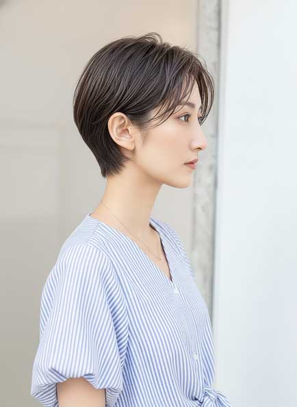 名古屋,パーマ,ショートヘア