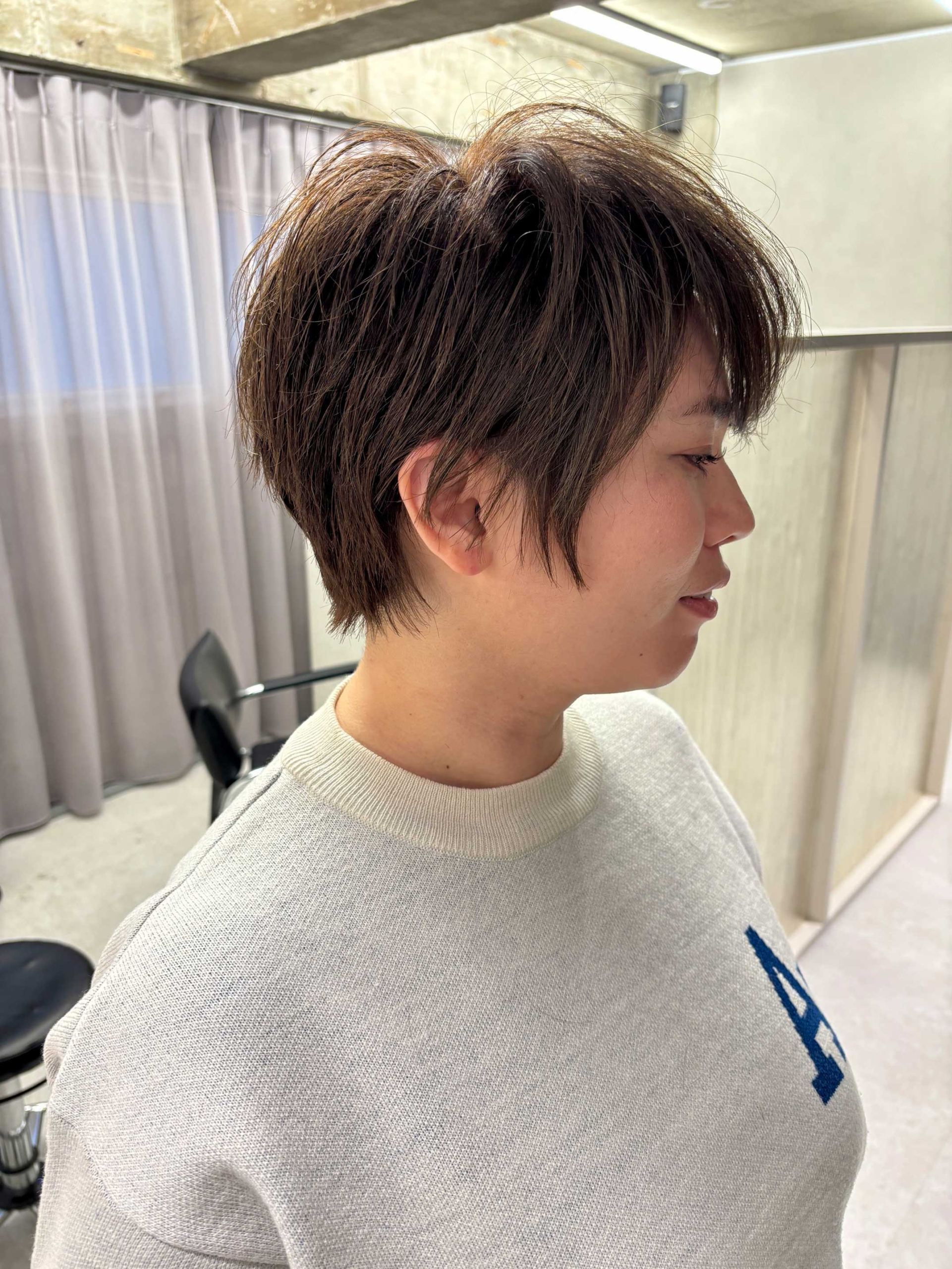 名古屋,くせ毛,ショートヘア