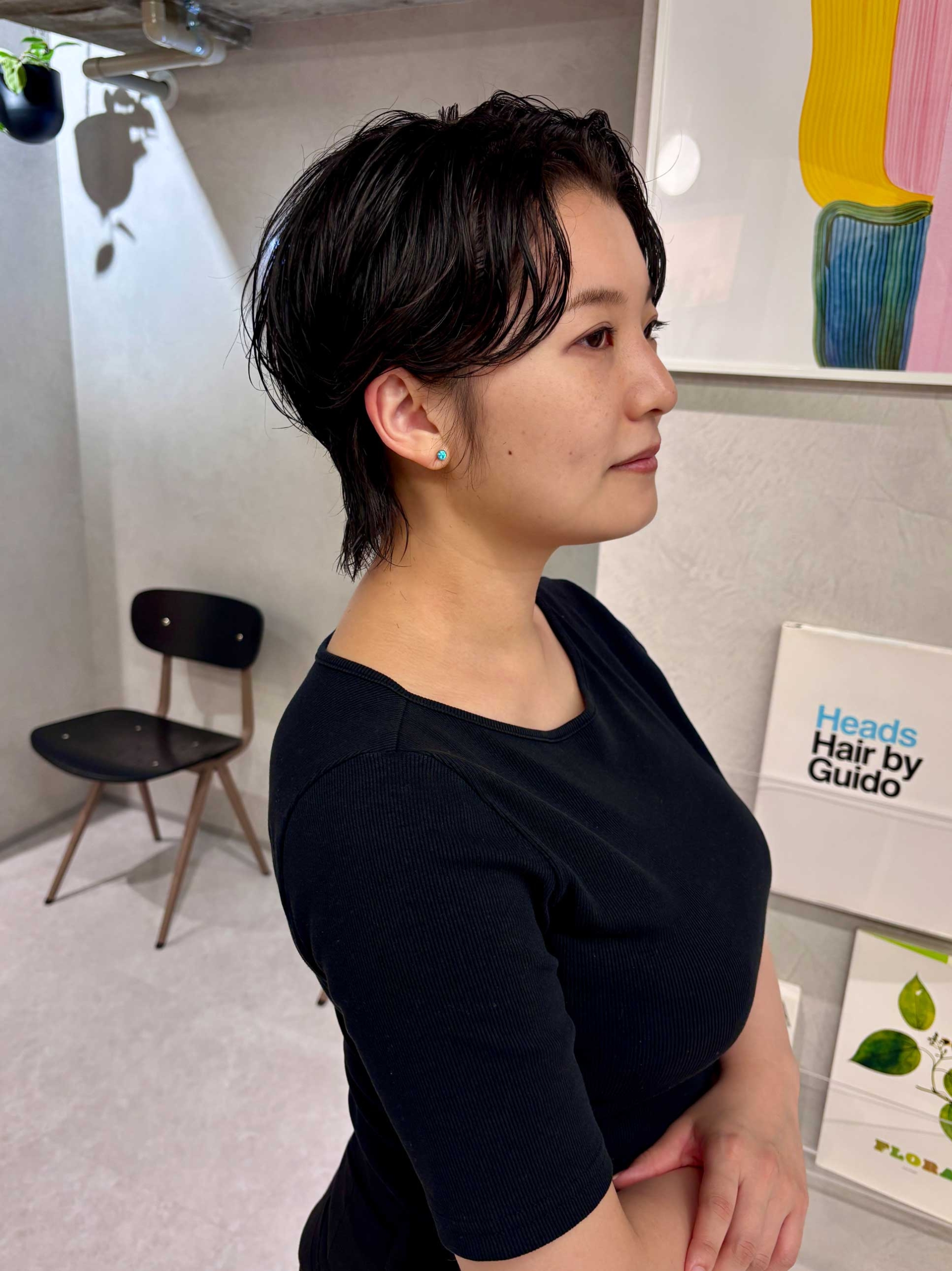 名古屋,くせ毛,ショートヘア