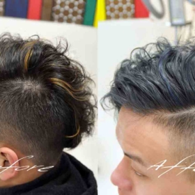 初めてのヘアカラー 濃いめのバイオレットがオシャレ ショートカットとくせ毛が得意なくせもの美容師のブログショートカットとくせ毛が得意なくせもの美容師のブログ