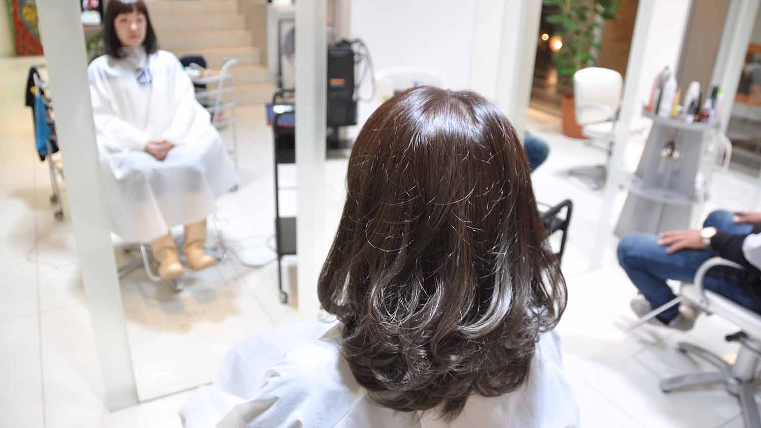 バイヤージュ,ヘアカラー,グレージュ