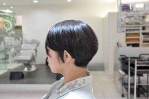 お手入れやセットが楽な ナチュラルショートヘア ショートカットとくせ毛が得意なくせもの美容師のブログショートカットとくせ毛が得意なくせもの美容師のブログ