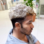 ワンダダイレクションゼインの髪型にしたいと言ってきたスリランカ人のお客様。