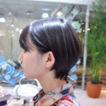 襟足美人なショートボブ