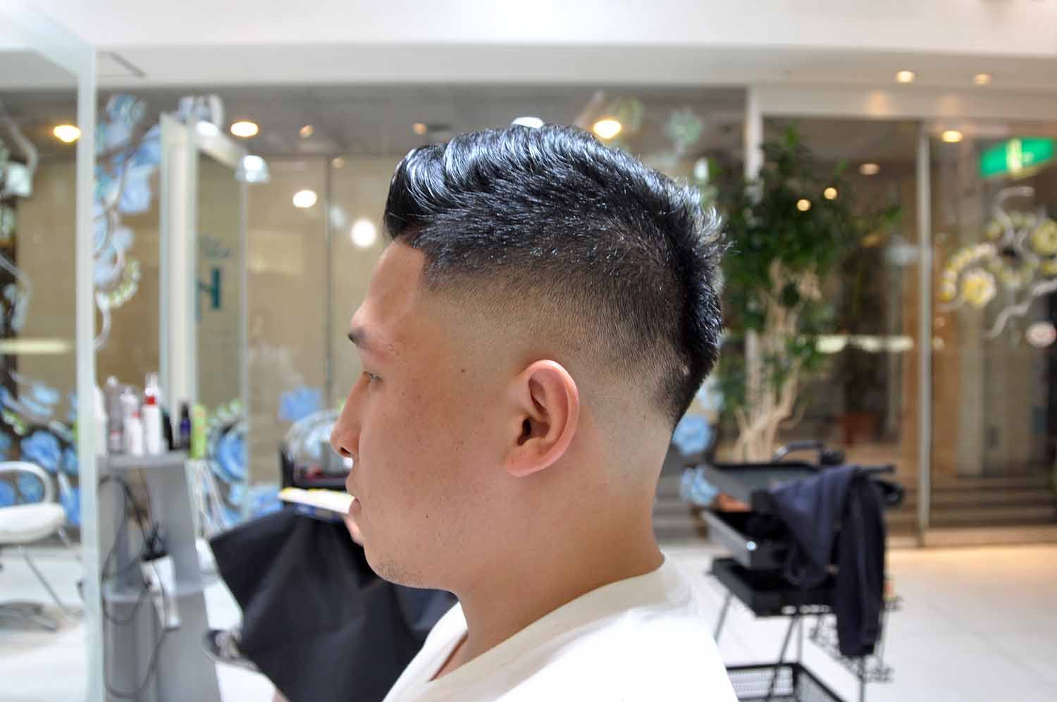 スキンフェード,barber,アメリカンヘア