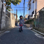 自転車デビュー。