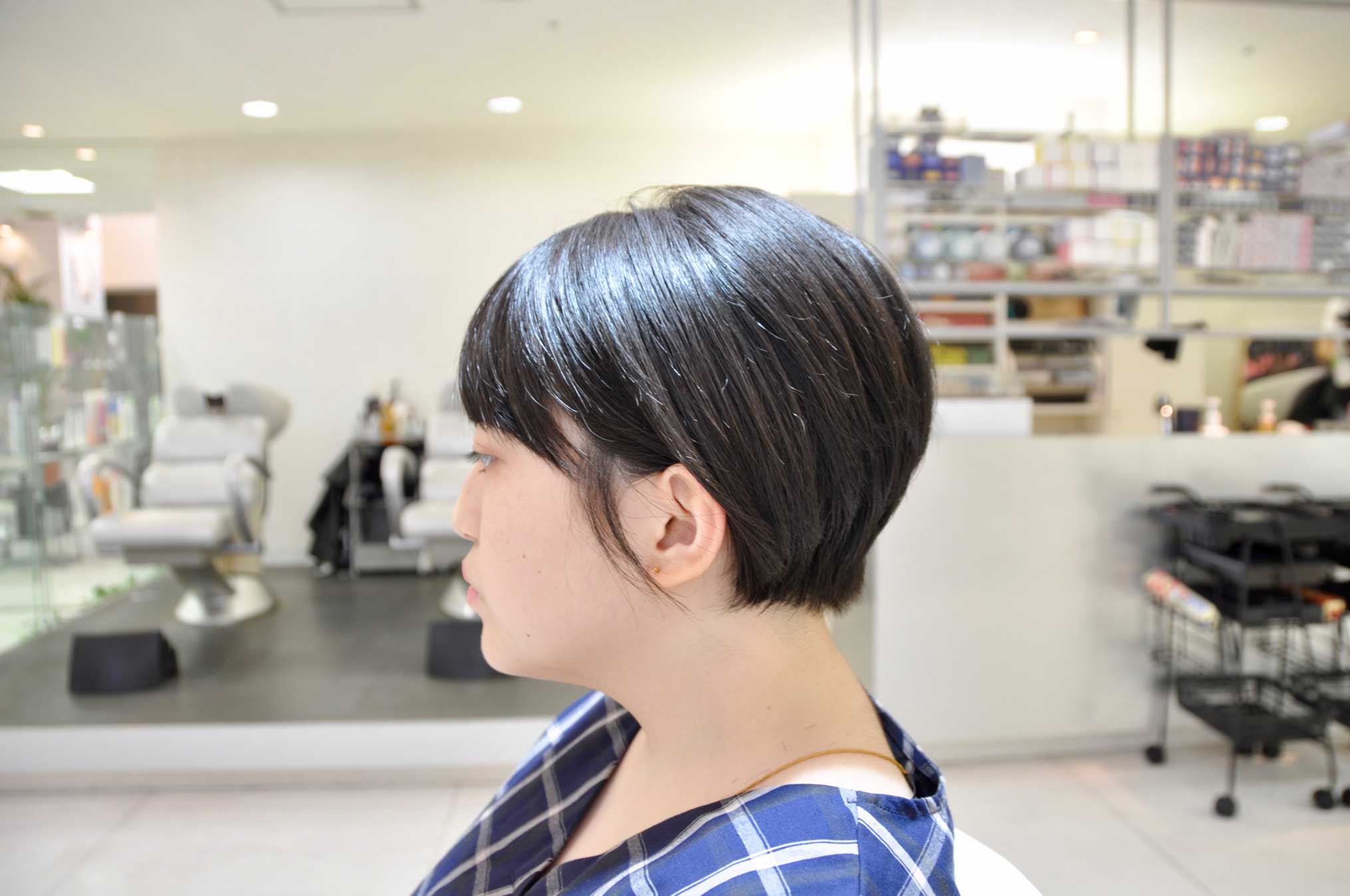 剛毛多毛をすっきりタイトなショートヘアに ショートカットとくせ毛が得意なくせもの美容師のブログショートカットとくせ毛が得意なくせもの美容師のブログ