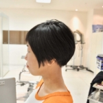 レトロモードな、ショートボブ。