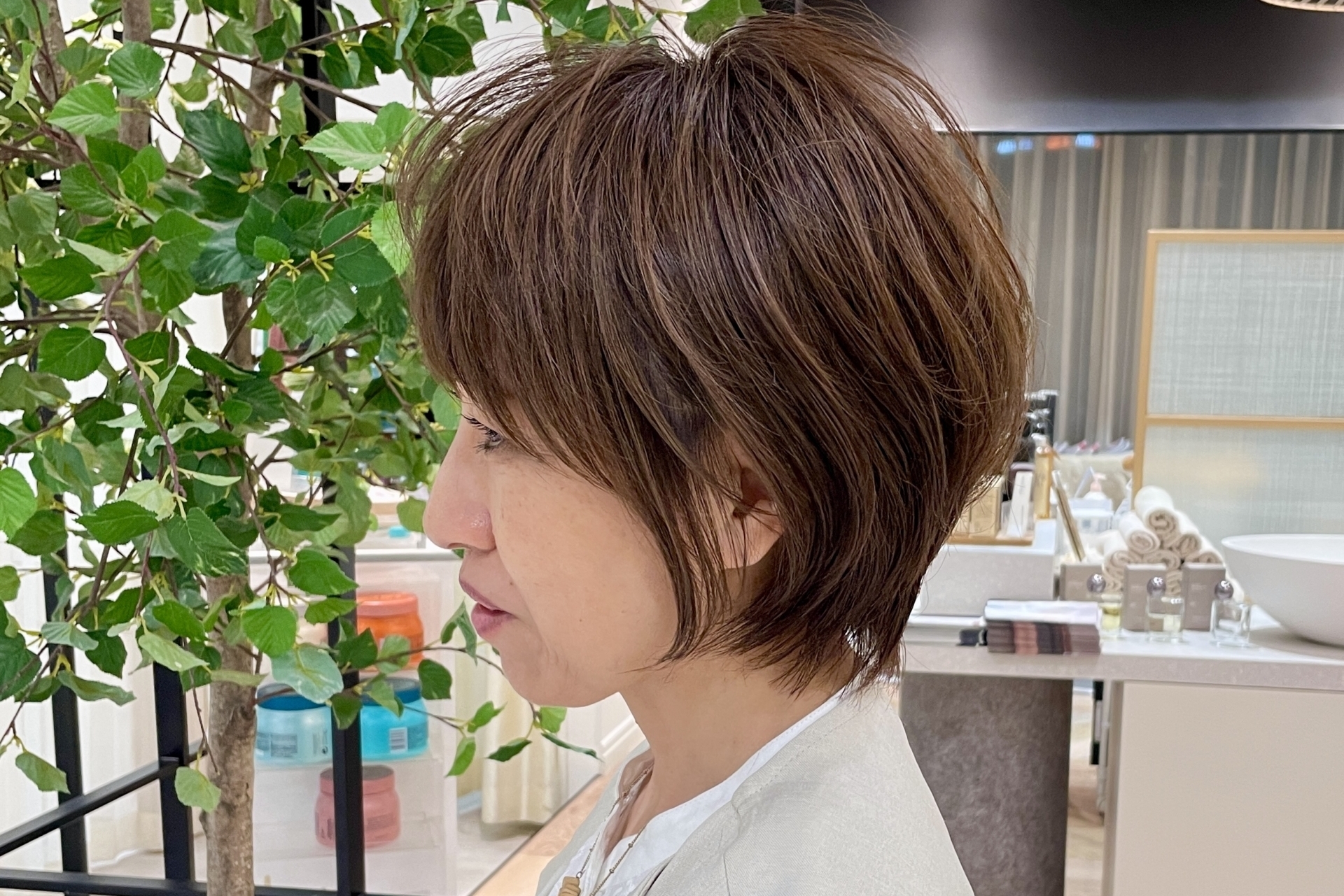 名古屋,白髪ぼかし,ハイライト
