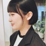 黒髪ストレートボブ