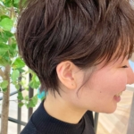 朝の時短セットに最適！簡単スタイリングのショートパーマ