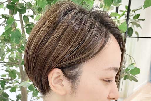 名古屋,白髪ぼかし,ハイライト