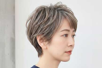 名古屋,白髪ぼかし,ハイライト