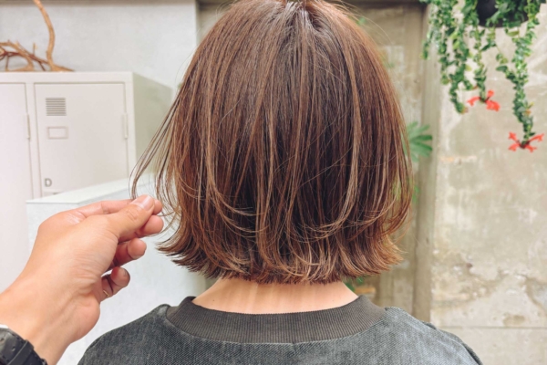 名古屋,白髪ぼかし,ハイライト