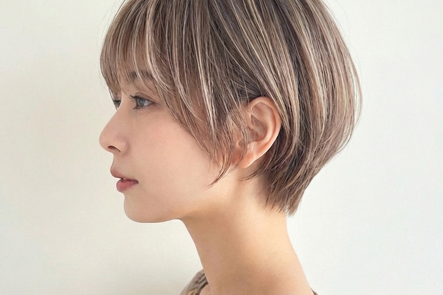 名古屋,白髪ぼかし,ハイライト