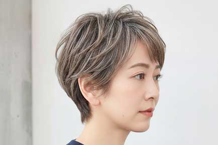 名古屋,白髪ぼかし,ハイライト