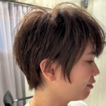 大人女性に似合う丸みショート