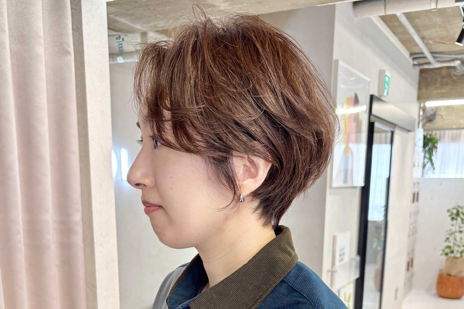 名古屋,くせ毛,ショートヘア