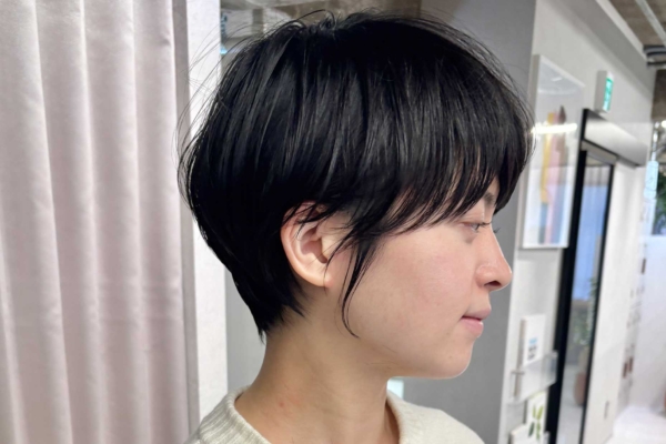 名古屋,くせ毛,ショートヘア