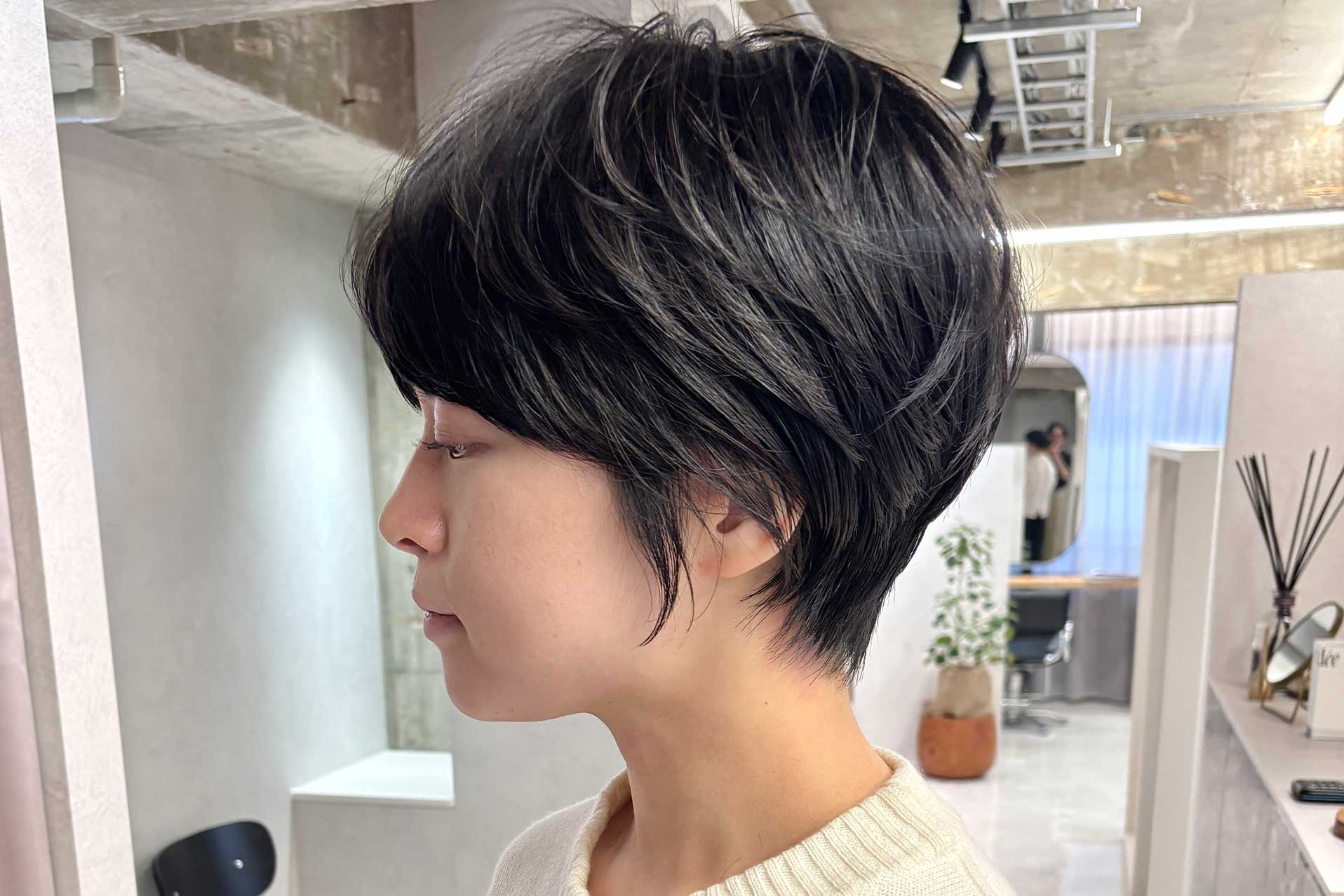 名古屋,くせ毛,ショートヘア