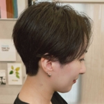 セットが簡単な大人女性の上品ショート