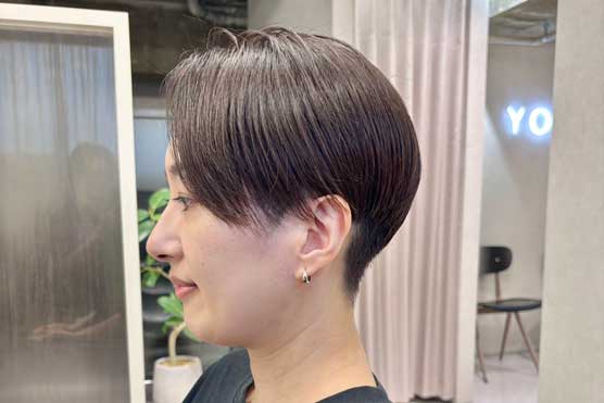 国際センター,美容院,ショートヘア