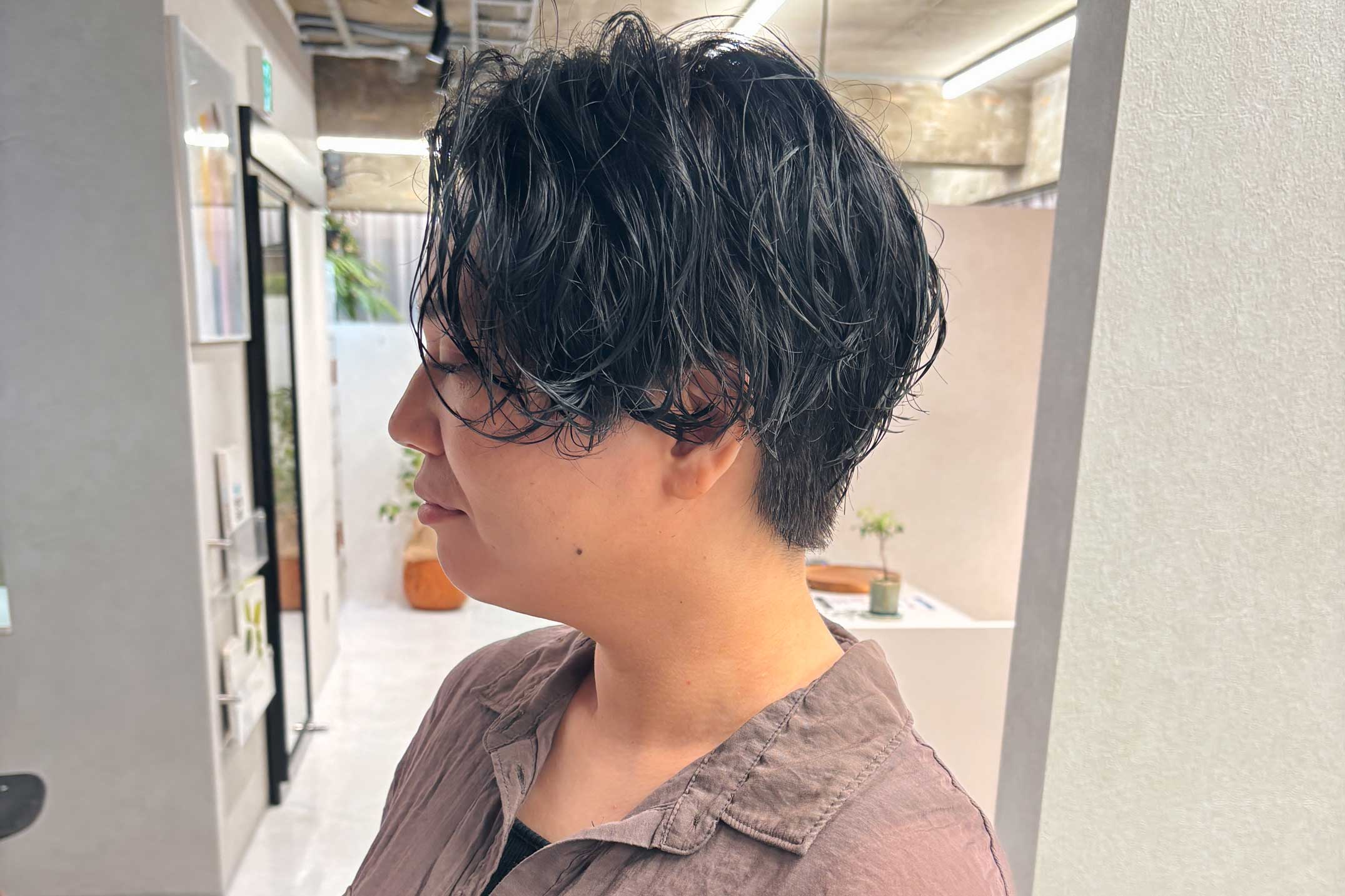 名古屋,パーマ,ショートヘア