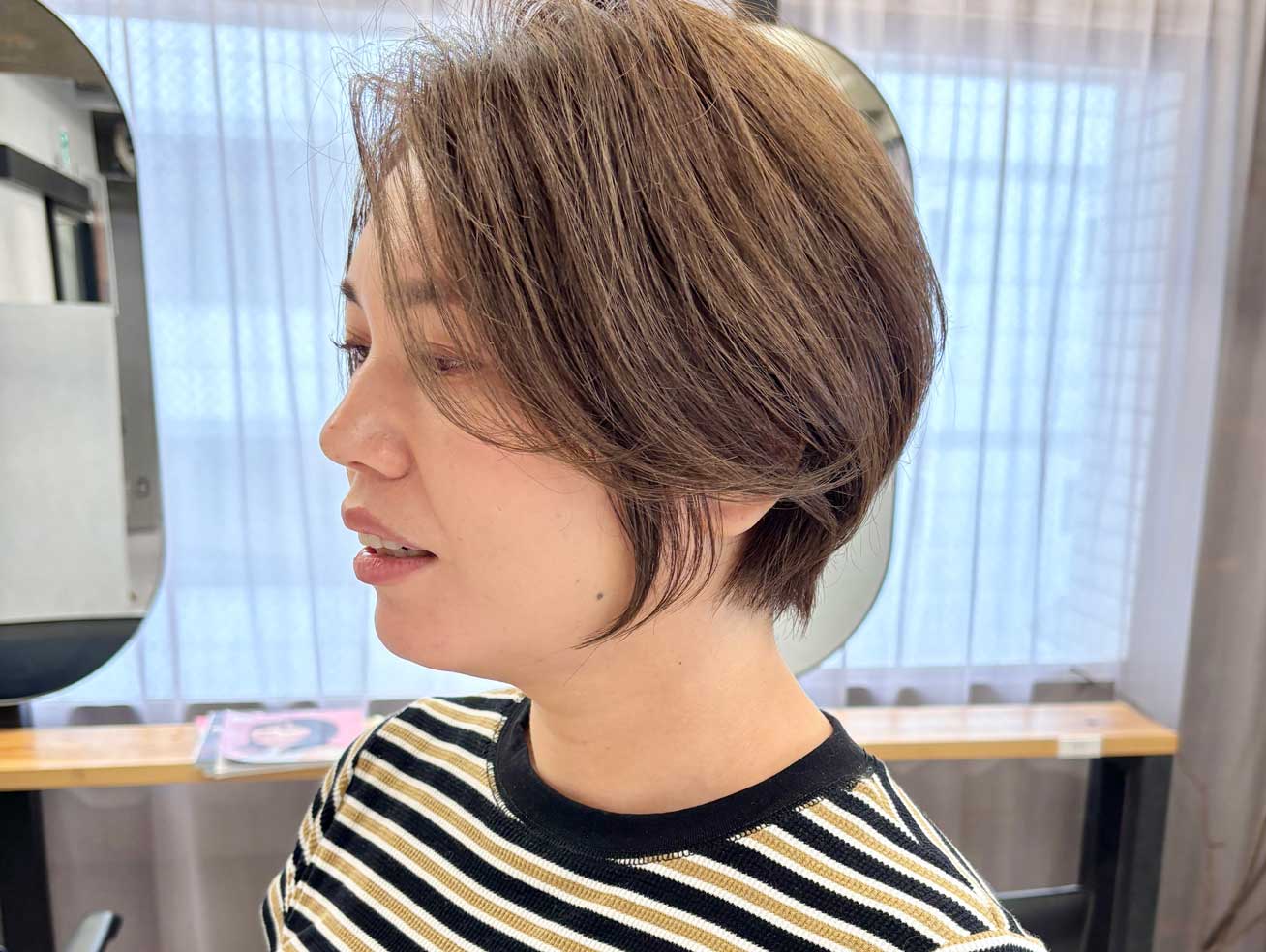 名古屋,くせ毛,ショートヘア